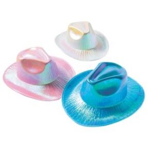 Iridescent Cowboy Hats Set
